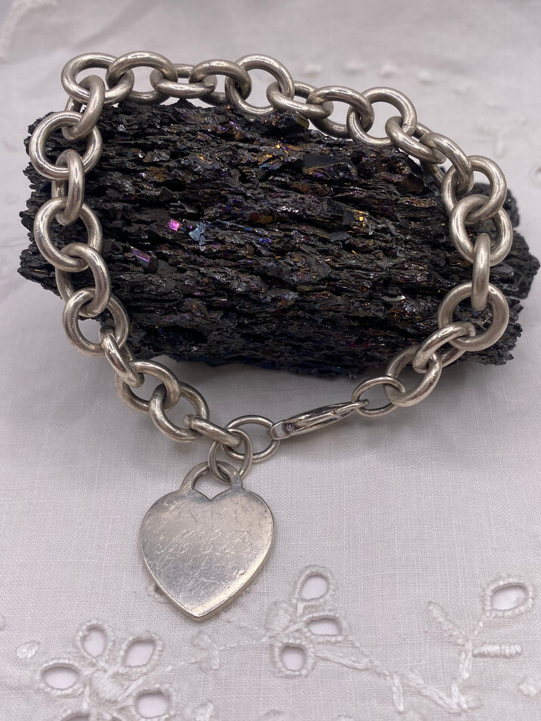 Tiffany’s Sterling Heart Charm Bracelet