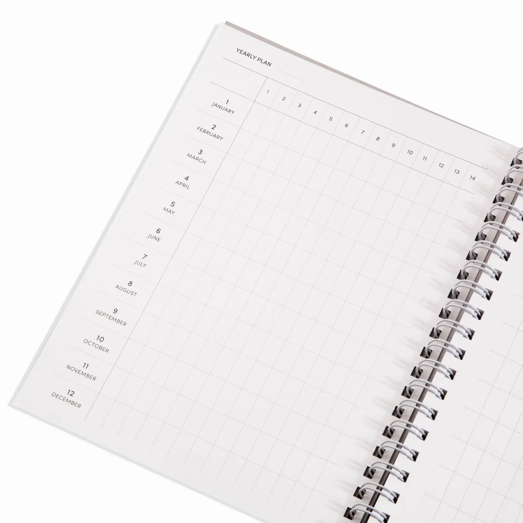 Daily Weekly Monthly Planner Large